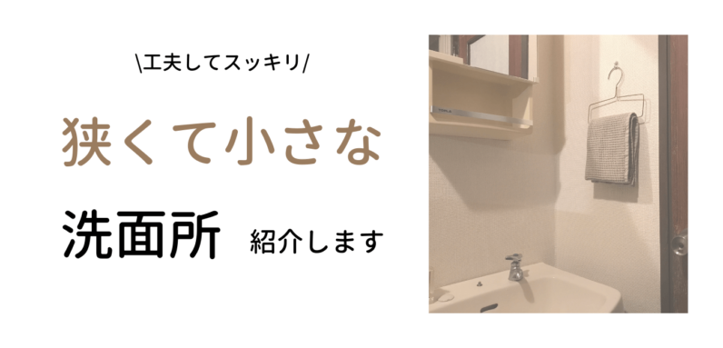 洗面所が狭い 収納が少ない そんな我が家の収納対策 ゴチャゴチャさせたくない ミニマルな二人暮らし
